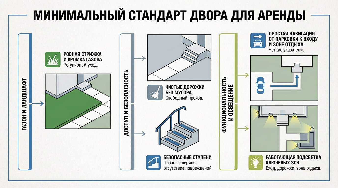 минимальный стандарт двора